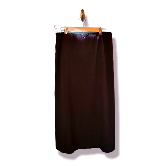 Christopher and Banks Long Black Skirt with Pockets - Picture 2 of 4